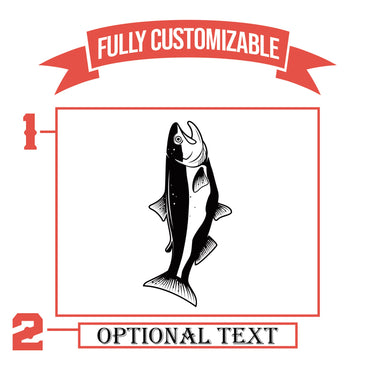 Custom Beer Glass Fishing Gifts For Men
